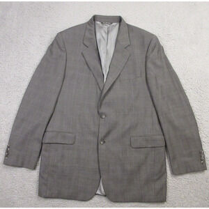 Jack Victor 2-Button Blazer Suit Jacket size‎ 44L Long Super 100s Wool